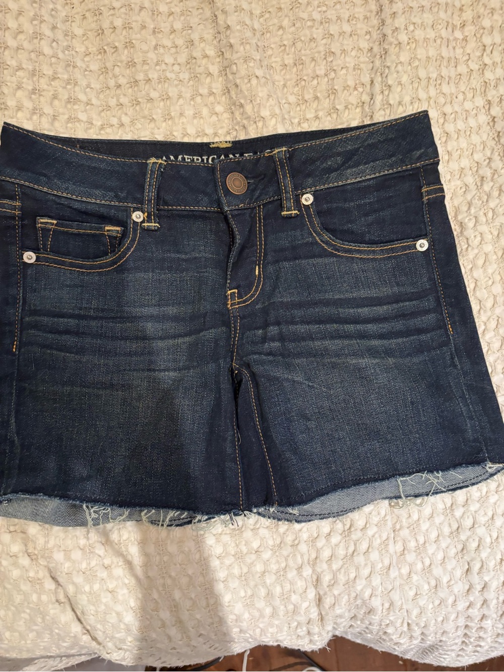 American Eagle Outfitters Indigo Denim Cutoff Shorts